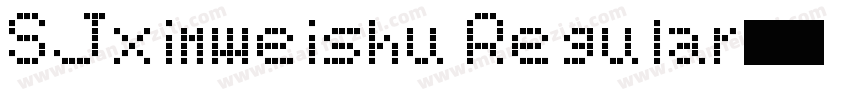 SJxinweishu Regular字体转换